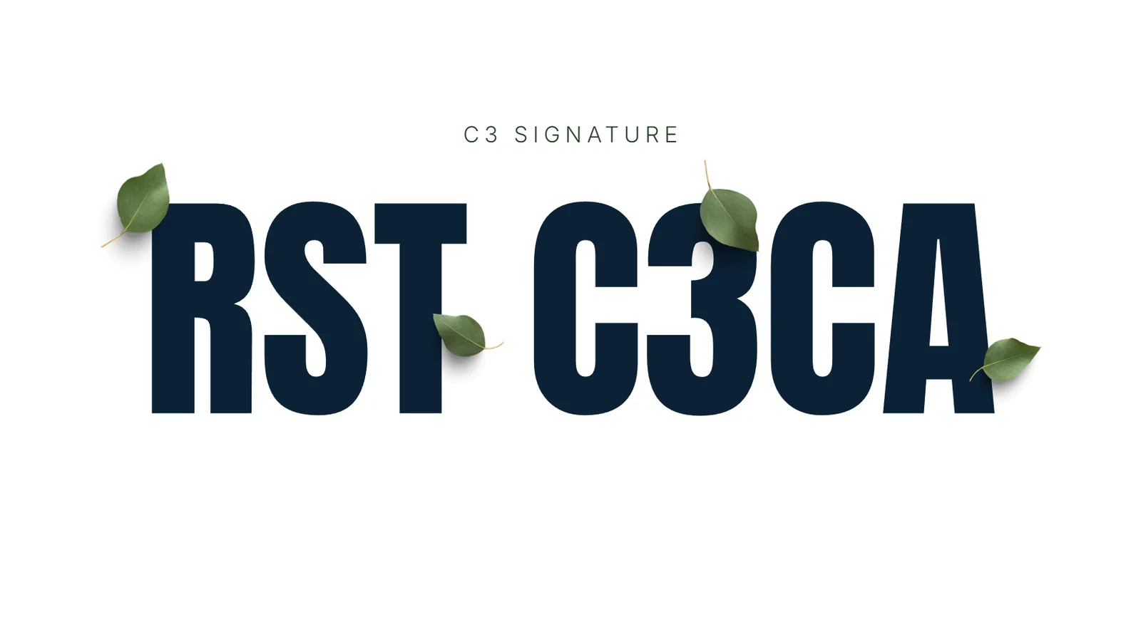 RST C3CA — C3 자체 개발 순환자원 가탄제